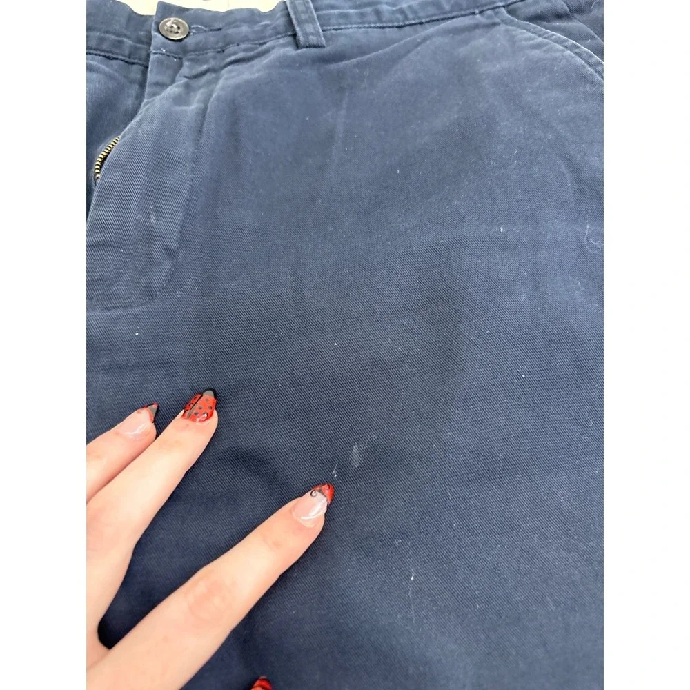 Polo Ralph Lauren Preston Pant Mens 34 Navy Blue Cotton Chino Straight Leg Pants